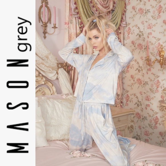 MASON grey Other - Revolve MASON grey Riley Pajama Set in Pearl Sky
